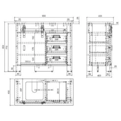 Meuble Avec Vasque Shutter -Le Coin Bain Parfait Boutique 1000348712 220505 501 SKETCH DETAILS P000000001000348712 sketch