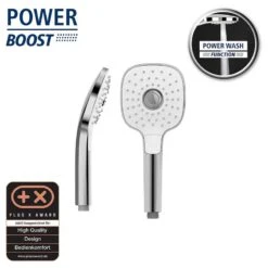 Wenko Pommeau De Douche Powerboost II -Le Coin Bain Parfait Boutique 1000352554 220519 031 DETAILS P000000001000352554