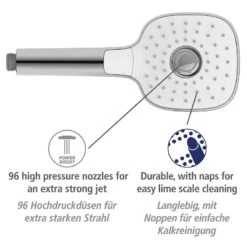 Wenko Pommeau De Douche Powerboost II -Le Coin Bain Parfait Boutique 1000352554 220519 032 DETAILS P000000001000352554