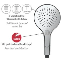 Wenko Pommeau De Douche Basic Line I -Le Coin Bain Parfait Boutique 1000352557 220519 031 DETAILS P000000001000352557