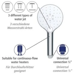 Wenko Pommeau De Douche Cleaning III -Le Coin Bain Parfait Boutique 1000352560 220519 033 DETAILS P000000001000352560