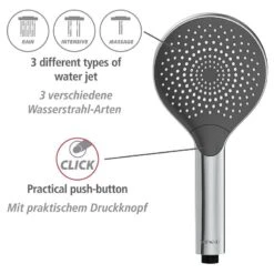 Wenko Pommeau De Douche Watersaving IV -Le Coin Bain Parfait Boutique 1000352561 220519 033 DETAILS P000000001000352561