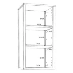 Armoire Suspendue Kavala -Le Coin Bain Parfait Boutique 1000366564 220824 501 SKETCH DETAILS P000000001000366564 sketch