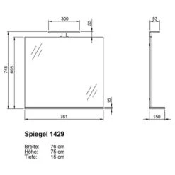 Salle De Bain Mauresa VI (4 éléments) -Le Coin Bain Parfait Boutique 1000368164 221215 500 SKETCH DETAILS P000000001000368164 sketch