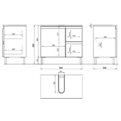Meuble Sous Lavabo Torrance -Le Coin Bain Parfait Boutique 1000370043 230215 500 SKETCH DETAILS P000000001000370043 sketch