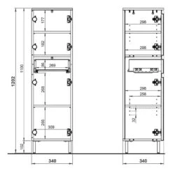 Armoire De Salle De Bain Torrance -Le Coin Bain Parfait Boutique 1000370044 230215 500 SKETCH DETAILS P000000001000370044 sketch