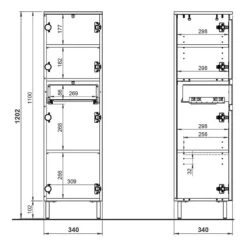 Salle De Bain Torrance XII (3 éléments) -Le Coin Bain Parfait Boutique 1000370069 230215 502 SKETCH DETAILS P000000001000370069 sketch
