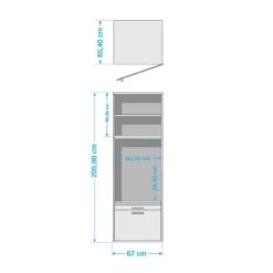 Armoire Pour Machine à Laver Kielce VII -Le Coin Bain Parfait Boutique 1000370874 230310 500 SKETCH DETAILS P000000001000370874 sketch