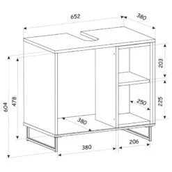 Meuble Sous Vasque Ariana -Le Coin Bain Parfait Boutique 1000378174 230322 500 SKETCH DETAILS P000000001000378174 sketch