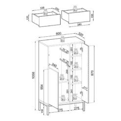 Armoire Midi Linkuva -Le Coin Bain Parfait Boutique 1000392983 230830 500 SKETCH DETAILS P000000001000392983 sketch