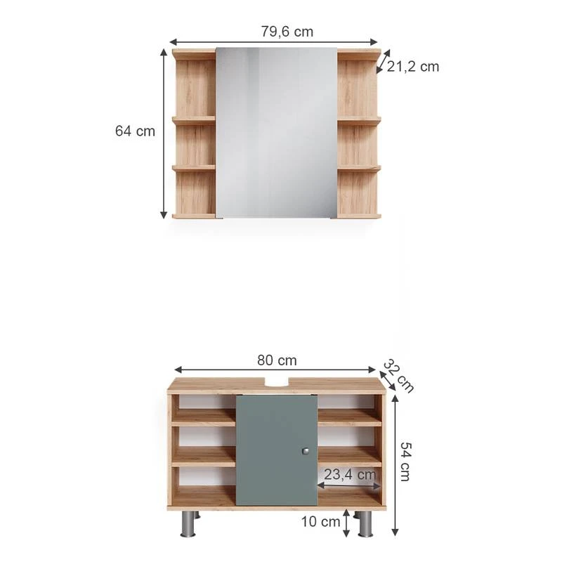 Salle De Bains Fynn (2 éléments) 6 Salle De Bains Fynn (2 éléments) – Image 6