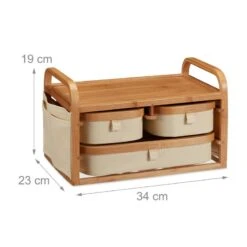 Commode Mini En Bambou 3 Casiers SDB -Le Coin Bain Parfait Boutique 17cafbf13d3349df99e20606c9f88356