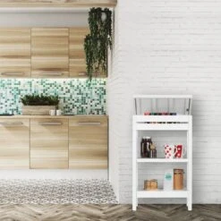 Étagère De Salle De Bains Bambou Blanc -Le Coin Bain Parfait Boutique 1bc2766ffedd44efb604a7c4ce0654d5