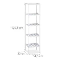 Etagère De Salle De Bain Bambou 5 étages -Le Coin Bain Parfait Boutique 1e16c229b09a436a9eca55b0bbcf32f9