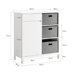 Armoire Salle De Bain BZR77-W -Le Coin Bain Parfait Boutique 1f47cd6465dd406ca4f7c130b64c8d8a