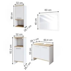 Salle De Bains Elvio (4 éléments) -Le Coin Bain Parfait Boutique 20c0243661a94273a3837f76b9d5b742