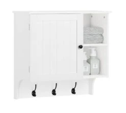 Armoire Haute Salle De Bain BZR103-W