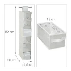 3xÉtagère Suspendue Tissu Armoire -Le Coin Bain Parfait Boutique 236d6c31097946b5baef0e01545191f8