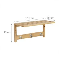 Étagère Murale Avec Patères -Le Coin Bain Parfait Boutique 241e4a6cb0a348c8ba0daf102433451d