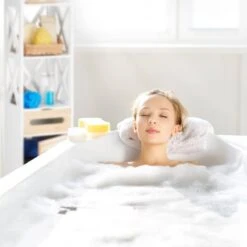 Étagère De Salle De Bain MDF Et Bambou -Le Coin Bain Parfait Boutique 254f56d7e5814563ad4cff9f40546bb3