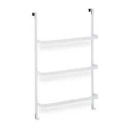 Porte-serviettes De Porte Acier Blanc -Le Coin Bain Parfait Boutique 265fe8af8d6843c3a85fcba619323f99