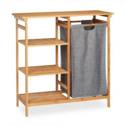 Étagère En Bambou Avec Panier à Linge -Le Coin Bain Parfait Boutique 2d90416839e8469a8ce7ff8ca6a565df