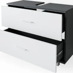 Meuble Sous-lavabo Ilias Sonoma/blanc -Le Coin Bain Parfait Boutique 2f5380cf9ef54fb39cc17d1ee0f822d7