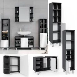 Salle De Bains Fynn Anthracite (4 élém.) 9 Salle De Bains Fynn Anthracite (4 élém.) -Le Coin Bain Parfait Boutique 30bf7aad33054a608b5ec62b3671d5eb