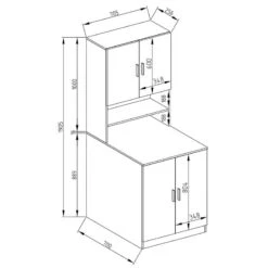 Meuble Machine à Laver Liana -Le Coin Bain Parfait Boutique 338b2f3583144756bb90ba57ffffcffd