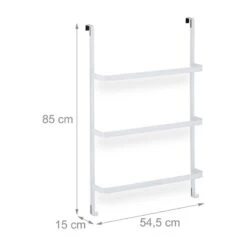 Porte-serviettes De Porte Acier Blanc -Le Coin Bain Parfait Boutique 34a8e81004a947c78a30cc3e0980a3e4