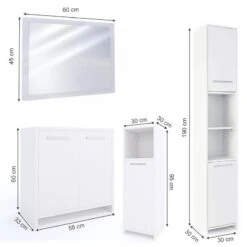 Salle De Bain Kiko Blanc (4 éléments) -Le Coin Bain Parfait Boutique 36522201db5347be9a554cdb2a96f95d