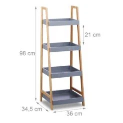 Étagère Salle De Bain Bambou 4 Niveaux -Le Coin Bain Parfait Boutique 370a1811ff5f4d8dbf4339ee3b5d5793