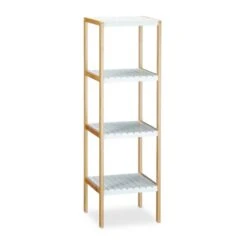 Étagère Bambou 4 Niveaux Salle De Bain -Le Coin Bain Parfait Boutique 39cb58336bc6445d9d14b983c976a81b