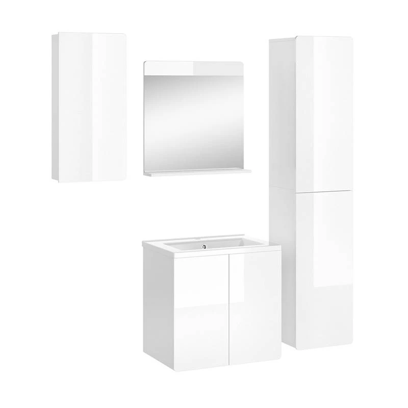 Salle De Bains Izan Blanc (4 éléments) 1 Salle De Bains Izan Blanc (4 éléments)