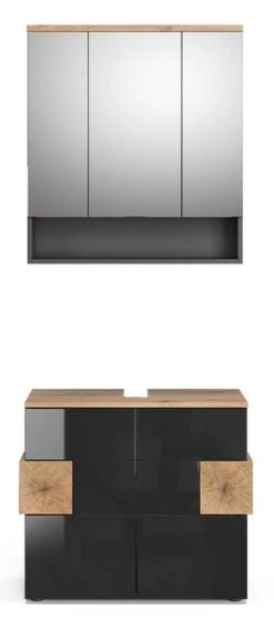 Salle De Bains Eden Anthracite (2 élém.)