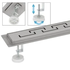 Caniveau De Douche Fendu 70cm Argent -Le Coin Bain Parfait Boutique 47600d8b46194a0d9e2f4b21096da5c8