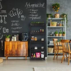 Étagère De Cuisine à Roulettes 5 Niveaux -Le Coin Bain Parfait Boutique 4a1e3ff324ab4750b428c6d428189580