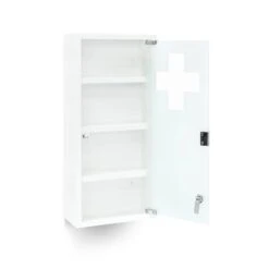 Armoire à Pharmacie Blanche Inox -Le Coin Bain Parfait Boutique 4bf57b9002974ae6aa0da4a9ddc009d7