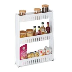 Étagère De Cuisine à Roulettes 3 Niveaux -Le Coin Bain Parfait Boutique 4c40fed77fe2464694b0438a9e969a2a