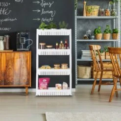 Étagère De Cuisine à Roulettes 4 Niveaux -Le Coin Bain Parfait Boutique 4c442996417d4915a83056a946e35ab5