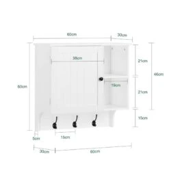 Armoire Haute Salle De Bain BZR103-W -Le Coin Bain Parfait Boutique 4c5fd75a2ef7447999ac5222a219ef04