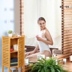 Étagère De Salle De Bain En Bambou Porte -Le Coin Bain Parfait Boutique 4dc7f48421364b9cabfd0718d18d467a