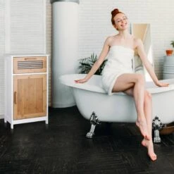 Armoire Basse Salle De Bain Blanc Bois -Le Coin Bain Parfait Boutique 50387e89d6ea4e5dad5e1145ee92ee3a