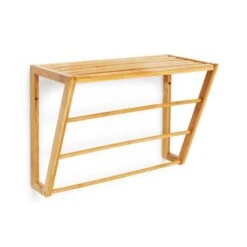 Porte-serviettes Mural à Fixer En Bambou -Le Coin Bain Parfait Boutique 52901975a5504032929fe6e62c52f7ba