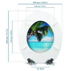 Premuim Abattant WC - Palmier -Le Coin Bain Parfait Boutique 56483d0ab8ea41669226de1375861504