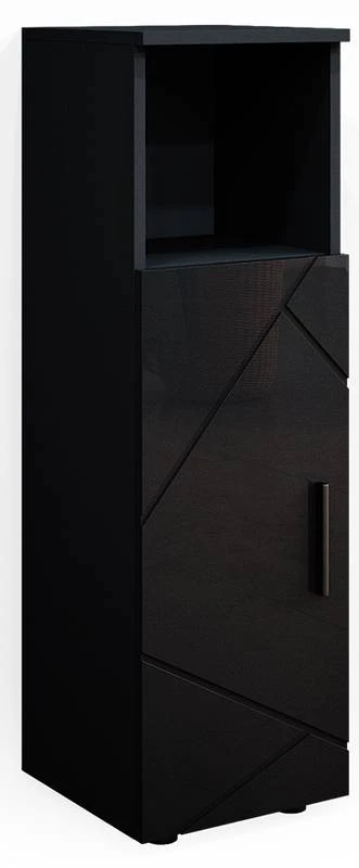 Chiffonnier Irma Anthracite Brillant 1 Chiffonnier Irma Anthracite Brillant