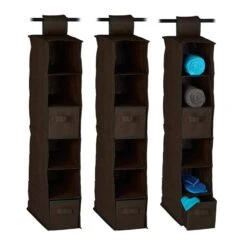 3xÉtagère Suspendue Tissu Armoire -Le Coin Bain Parfait Boutique 5c54577926584613a3dc31bda047b65e