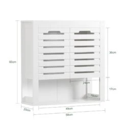 Meuble Haut De Salle De Bain BZR51-W -Le Coin Bain Parfait Boutique 60d9c29927204d3b925150f9dcfa952b