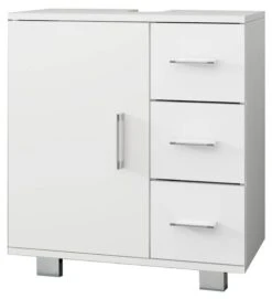 Meuble Sous-lavabo Blanc 60x608x33cm