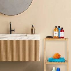 Étagère De Salle De Bain à 3 niveaux -Le Coin Bain Parfait Boutique 6537d285b20844959684d88a2c77926c